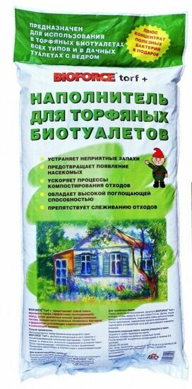 Наполнитель для торфяных туалетов BIOFORCE Torf + (30л)